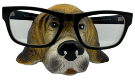 Doggy Specs Holder JSNY Ceramic Puppy Hound Dog Eye Glasses No Box - £21.67 GBP