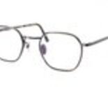 Dieter Funk GRENDEL as TORTOISE /ANTIQUE SILVER UNIQUE RARE EYEGLASSES 5... - $205.92