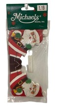 Michaels Craft Store Santa Claus 9 Foot Paper Garland  Unopened  - $9.13