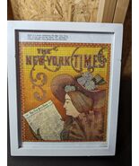 11&quot; x 9&quot; licenced print of a New York Times canvas poster framed - €27,26 EUR