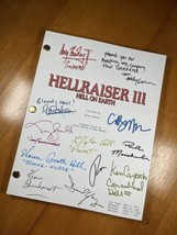 Hellraiser III: Hell On Earth Script Signed- Autograph Reprints- Pinhead - £19.60 GBP