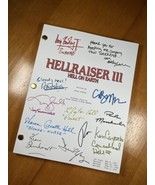 Hellraiser III: Hell On Earth Script Signed- Autograph Reprints- Pinhead - £19.68 GBP