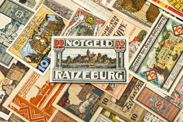 1920-1922 Germany Notgeld (Emergency Money) 25pc - Scenes &amp; Landmarks Themes - £78.22 GBP