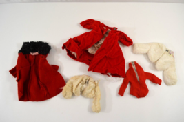 Barbie Ice Breaker #942 Red Bodysuit Faux Fur Coat Doll Clothes 1962-196... - $33.85