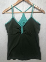Patagonia Balance Racerback Tank Top 54615 Olive and Teal Green Women&#39;s ... - $14.69