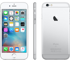 Apple iPhone 6s 2gb 128gb silver dual core 4.7"hd screen IOS 15 LTE smartphone - $319.99