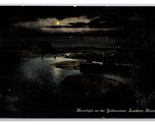 Moonlight on the Yellowstone Southern Montana MT UNP DB Postcard Z10 - $2.92