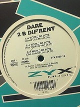 Dare 2 B DIF&#39;RENT-A World Of LOVE-12 &quot; Vinyl Single - £5.61 GBP