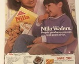 1986 Nabisco Nilla Wafers Vintage Print Ad Advertisement With Coupon pa12 - $6.92