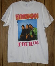 Hanson Concert T Shirt Vintage 1998 Atlanta Georgia Lakewood Theater Size Medium - £320.72 GBP