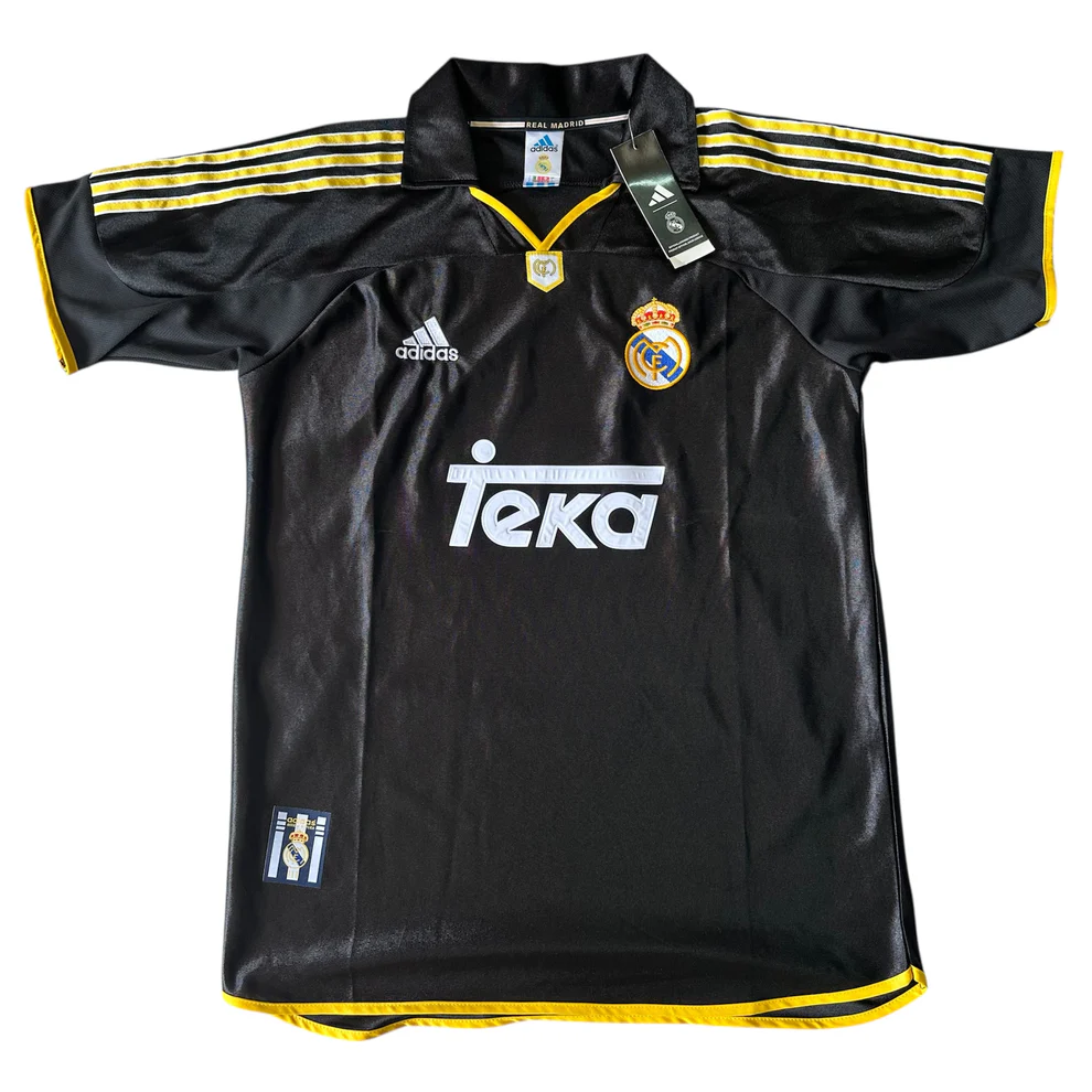 Real Madrid Retro Teka 1999/2000 Jersey – Free Name & Number Customization - $54.00