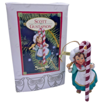 Scott Gustafson Christmas Ornament Sweetie Baker Cook Chef Woman Spoon in Box - £22.27 GBP
