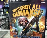 Destroy All Humans (Sony PlayStation 2, 2005) PS2 CIB Complete - £10.29 GBP