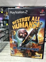 Destroy All Humans (Sony PlayStation 2, 2005) PS2 CIB Complete - £10.25 GBP