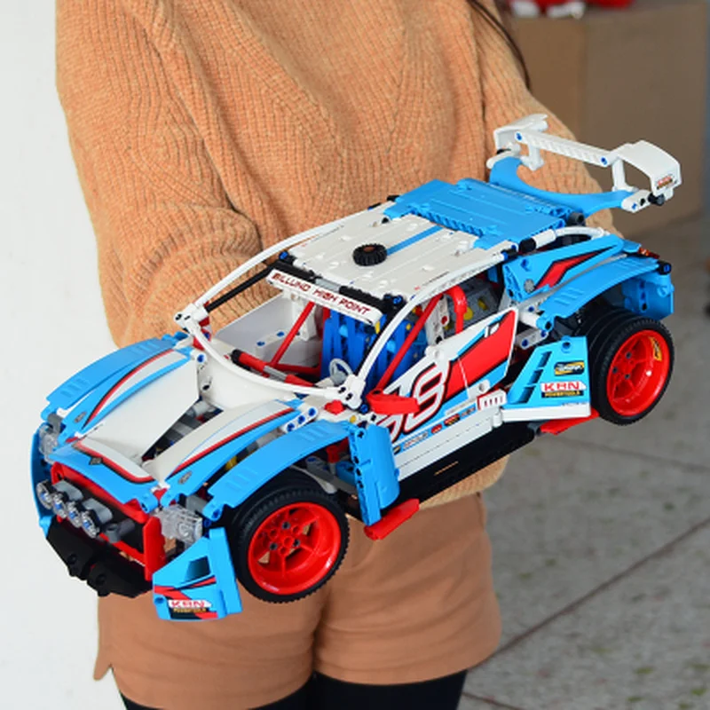 1005pcs Technical Rally Car 1:10 Model Building Blocks Sets Educational DIY - £67.48 GBP+