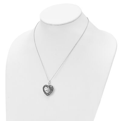 Sentimental Expressions Silver  With Me Always Ash Holder 18 Inch Necklace QSX42 Item image 5