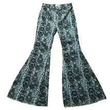 Free People We The Free Just Float On Flare Jeans Womens 31 Grey Snake - $49.00