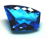59 Cts Big Swiss Blue Topaz Fancy for Necklace, Topaz For Pendant, November Birt - $575.00