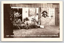 Vacaville CA Nut Tree Flower Shop US Hwy 40 RPPC Real Photo Postcard V23 - £11.98 GBP