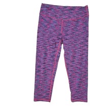 Fabletics Women&#39;s Crop Leggings Purple/Pink Stripe Size S - $221.44 MXN