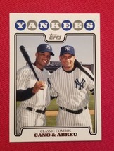 2008 Topps LIMITED EDITION Robinson Cano Bobby Abreu #21 Classic Combos Team Set - $1.79