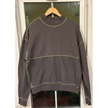 Urban Outfitters Mens Sweatshirt Medium Gray Sweater Crew Green Reverse ... - €16,86 EUR
