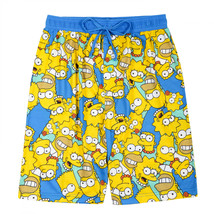 The Simpsons Family Collage Jam Shorts Yellow - £19.90 GBP