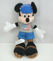 Disneyland Resort Walt Disney World USA Mickey Mouse 9&quot; Plush Collectible - $16.48