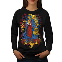 Wellcoda Mary Magdalene Card Womens Sweatshirt, Mother Casual Pullover Jumper - £23.40 GBP+