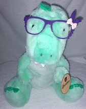 FAO Schwarz  Sparklers T-Rex with Removable Bunny Glasses  Plush 12&quot; NWT - £23.08 GBP
