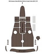 2003 Campion Chase 580 Swim Platform Cockpit Pad Boat EVA Foam Faux Teak... - $1,052.54 CAD