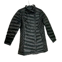 Eddie Bauer Womens Size S Puffer Puffy Winter Coat Jacket Quilted Side Zip Knee - £37.94 GBP