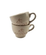 Godiva Set of 2 Cups Belgium 1926 Coffee Tea Latte Mugs Coastal Cocktails - $19.79