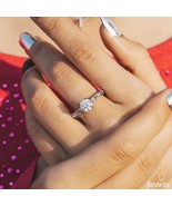1.00 CT Solitaire 14k White Gold Engagement Ring VVS/DE Lab Grown Round ... - €1.129,99 EUR