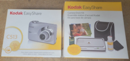 Kodak EasyShare C513 Silver 5MP 3X Optical Zoom Point &amp; Shoot Digital Ca... - $46.75