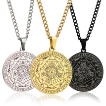 7 Archangels Sigil Charm Necklace • Seal of Solomon Pendant • Kabbalah Astrology - £13.83 GBP