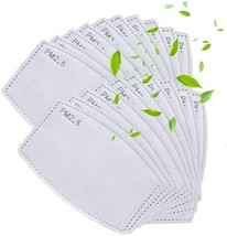 20PCS PM2.5 Activated Carbon Filters Meltblown Non-Woven Cloth 5 Layers Filters - £5.39 GBP