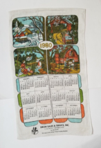 1980 Farm Wall Calendar Hanging Cloth Pioneer Siron Grain Storage Bloomi... - £8.71 GBP