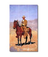 Frederic Remington Western Painting Ceramic Tile Mural BTZ07334 - $205.15 CAD+