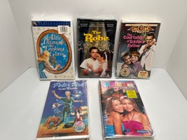 New Sealed vintage VHS lot of 5 ~ Peter Pan, Alice through the looking glass ++ - £19.98 GBP