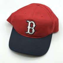 Vintage Boston Red Sox Red &amp; Blue Snapback Hat Blue Cap Adjustable Twins... - £31.35 GBP