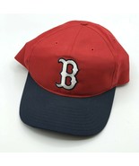 Vintage Boston Red Sox Red &amp; Blue Snapback Hat Blue Cap Adjustable Twins... - £31.08 GBP