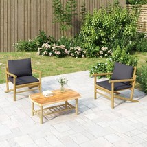 Garden Coffee Table Natural Bamboo Medium Durable - $138.49