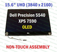 46KG6 046KG6 Dell XPS 15 7590 Precision 5540 UHD 4K OLED LCD Screen Assembly - £195.53 GBP