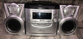 gfm CD2158 Mini AM/FM Home System W 2 Spks- Fixer Upper 5 CD Changer &amp; 1... - $157.29