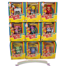 Lot Of 9 Cheebee Rainbow Brite 40th Anniversary Mini Figure Toy New In Boxes - $109.25