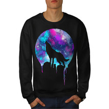 Wild Wolf Moon Light Jumper Howl Hunt Men Sweatshirt - $18.99