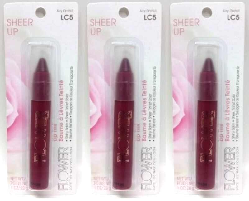 Primary image for ( Lot 3 ) Flower Beauty Sheer up Lip Tint Airy Orchid - LC5 BRAND NEW SEALED