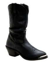 Durango Slouch Western Boots Model SW540 Black Leather Men&#39;s Cowboy Boot... - $43.93