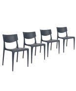 Set of 4 Patio Dining Chair - Garden Chair - £439.88 GBP